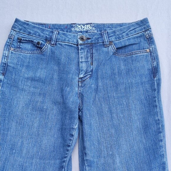 Parasuco 2016 jeans women's size 32 /31 denim blue colour western bootcut denim - Picture 2 of 14